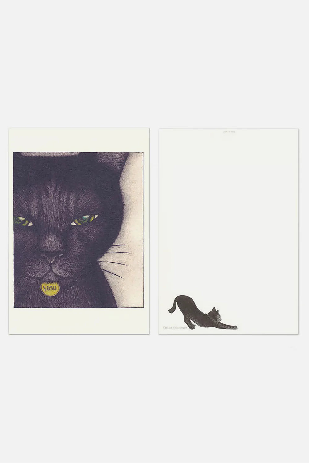 Illustrated Black Cat Cards