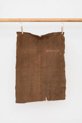 Kakishibu Fabric Remnants with Bold Stitching