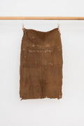 Kakishibu Fabric Remnants with Bold Stitching