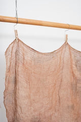 Naturally Dyed Linen Gauze Hanging 01